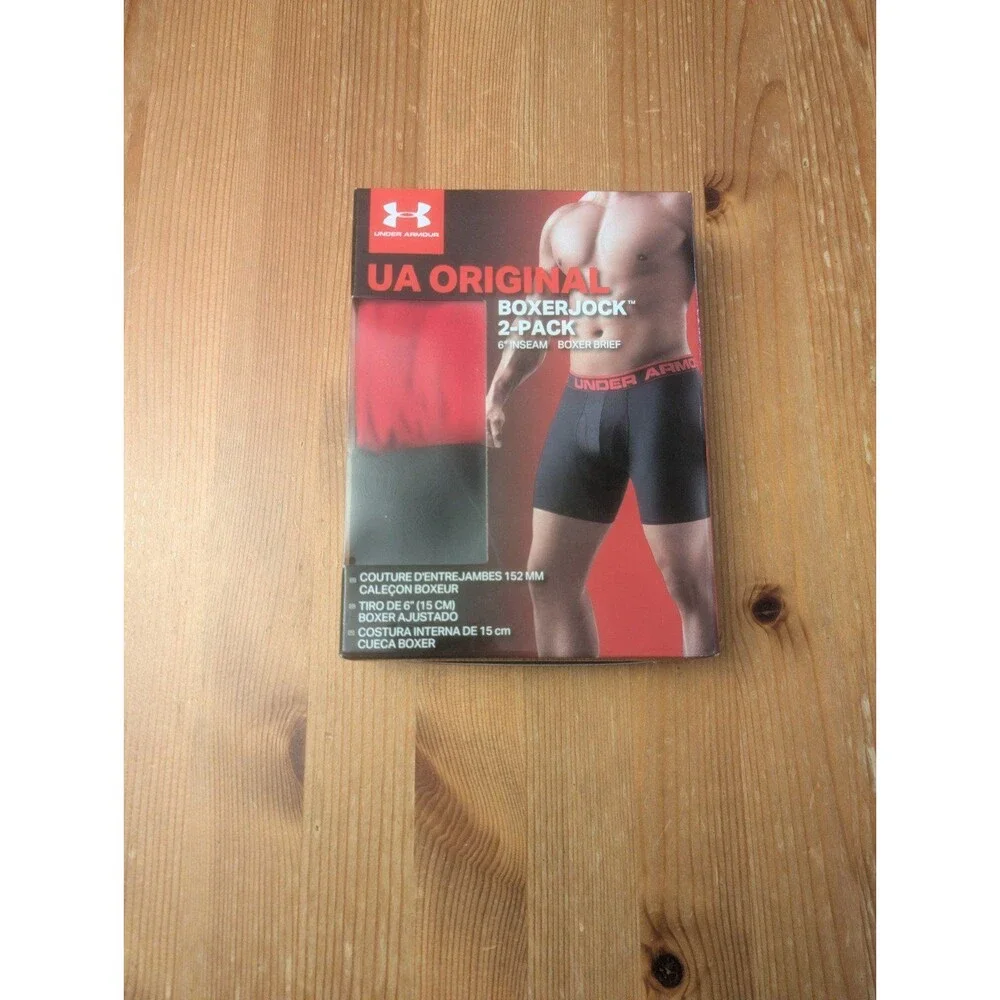 Under Armour UA Original BoxerJock 2-Pack 6 inch Boxer Briefs